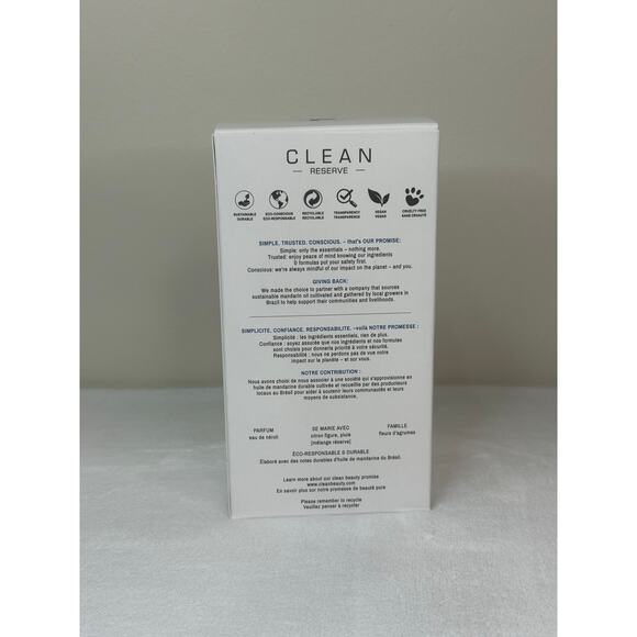 CLEAN Perfume Acqua Neroli 3.4oz Eau de Parfum - Picture 2 of 3